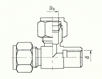 ZJJC1-19 压力表三通接头（二）