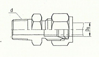 ZJJC1-2 直通终端锥管接头
