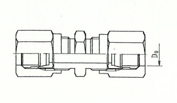 ZJJC2-17 对接直通管接头 GB3756.1-83