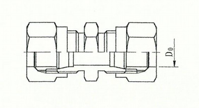 ZJJC2-3 直角管接头 GB3737.1-83