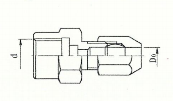 ZJJC3-9 压力表直通接头