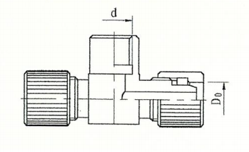 ZJJC4-8 压力表三通接头