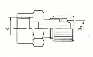 ZJJC4-7 压力表直通接头