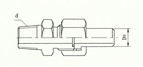 ZJJC5-17 直通终端锥管接头