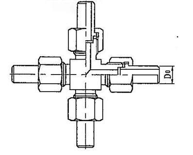 ZJJC5-11 四通中间接头