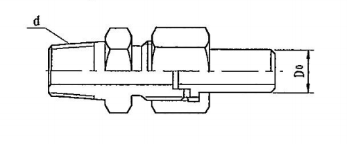 ZJJC5-2 直通终端锥管接头