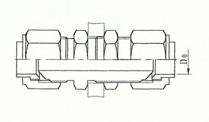 ZJJC6-6 直通穿板接头