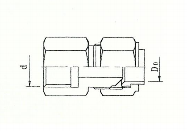 ZJJC6-4 压力表直通接头