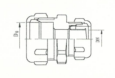 ZJJC8-3 卡套式金属软管接头