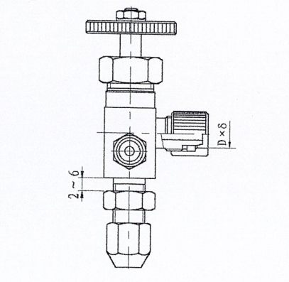 ZJJC2-6 SQJ-6 气动管路截止阀