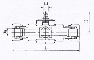 ZJJC3-15 QJ.Y1 型卡套式球阀