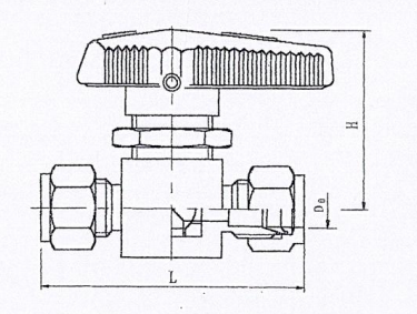 ZJJC3-11 Q91SA-6.4型 双卡套式球阀