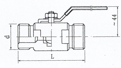 ZJJC3-10 Q21F型 外螺纹球阀