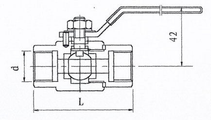 ZJJC3-8 Q11SA型 内螺纹球阀