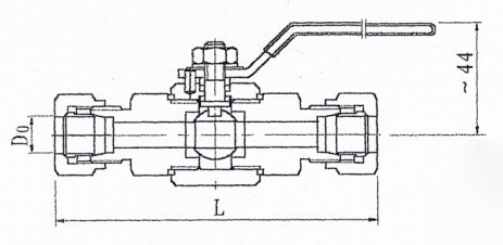 ZJJC3-5 QG.Y1 卡套式球阀