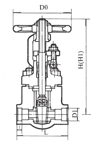 ZJJC6-6 Z61H-64 承插焊锻钢阐阀