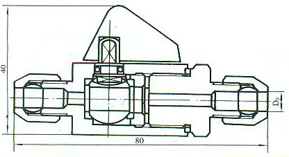 ZJJC12-23 QY-1型气动管路球阀