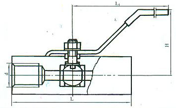 ZJJC-2C Q11F-64型内螺纹球阀