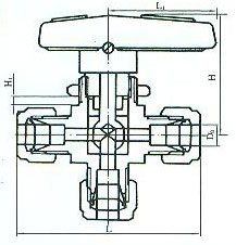 ZJJC-6A Q94SA-64型卡套三通球阀