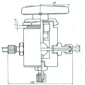 ZJJC-12 YFP-5型六位一通切换球阀
