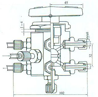 ZJJC-13 YFP-6型六位两通切换球阀