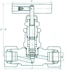ZJJC-1A J91型卡套截止阀