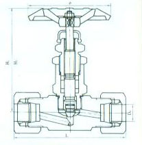 ZJJC-1B J91型卡套截止阀