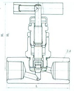 ZJJC-3A J11型内螺纹截止阀