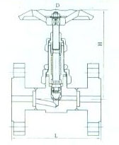 ZJJC-12B J41H系列高温高压法兰截止阀