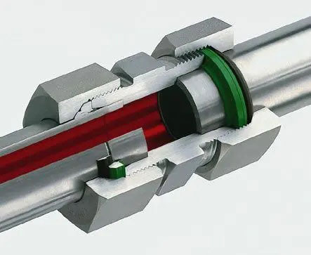 直通中间卡套接头